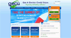 Desktop Screenshot of gaselectriccu.com